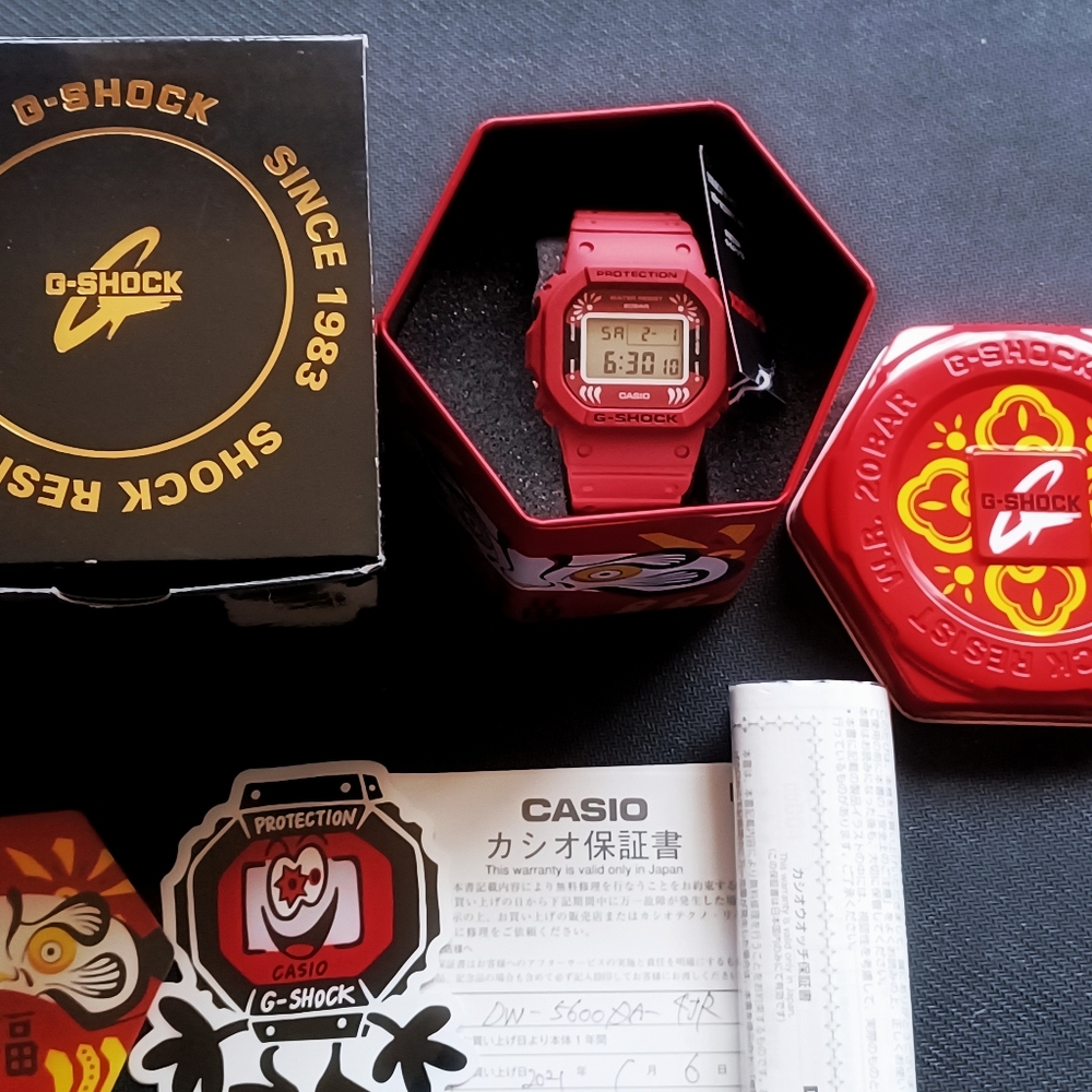 CASIO G-SHOCK DW5600 DARUMA DOLL